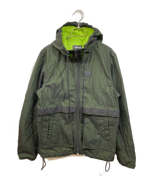 DIESEL（ディーゼル）DIESEL (ディーゼル) マウンテンパーカー ブラック サイズ:SIZE Mの古着・服飾アイテム