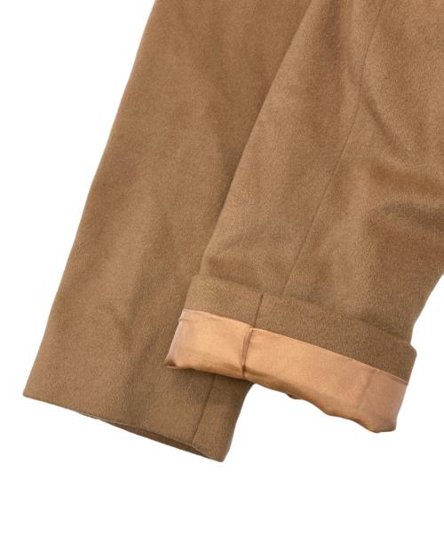 TOMORROW LAND collection（トゥモローランドコレクション）TOMORROW LAND collection (トゥモローランドコレクション) ピュアカシミヤノーカラーコート ベージュ サイズ:36の古着・服飾アイテム