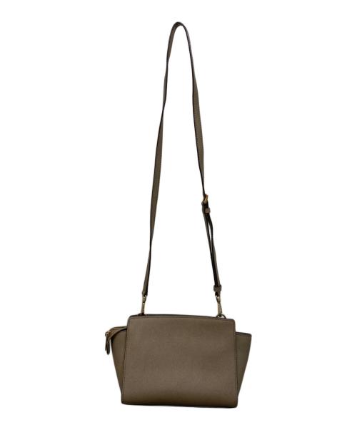 MICHAEL KORS（マイケル・コース）MICHAEL KORS (マイケル・コース) セルマショルダーバッグ ベージュの古着・服飾アイテム