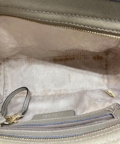 MICHAEL KORS（マイケル・コース）MICHAEL KORS (マイケル・コース) セルマショルダーバッグ ベージュの古着・服飾アイテム