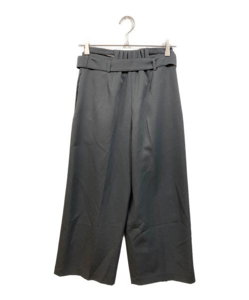 nemuiasa（ネムイアサ）nemuiasa (ネムイアサ) double waist twill tuck pants グレー サイズ:SIZE Sの古着・服飾アイテム