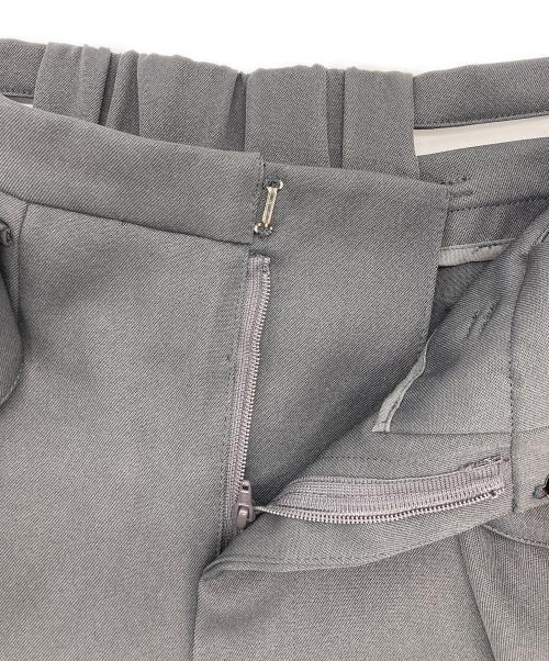 nemuiasa（ネムイアサ）nemuiasa (ネムイアサ) double waist twill tuck pants グレー サイズ:SIZE Sの古着・服飾アイテム
