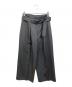 nemuiasa（ネムイアサ）の古着「double waist twill tuck pants」｜グレー