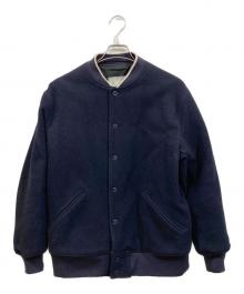 TRADE MARK GOLD（トレードマークゴールド）の古着「TASMANIA WOOL STADIUM JACKET」｜ネイビー