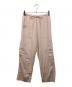 AURALEE（オーラリー）の古着「LIGHT SLEEK SILK NYLON PANTS」｜ライトピンク