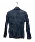 ISSEY MIYAKE (イッセイミヤケ) シワ加工3Bテーラードジャケット ネイビー サイズ:2：18000円