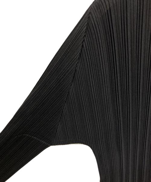 PLEATS PLEASE（プリーツプリーズ）PLEATS PLEASE (プリーツプリーズ) ハイネックプリーツカットソー ブラック サイズ:3の古着・服飾アイテム