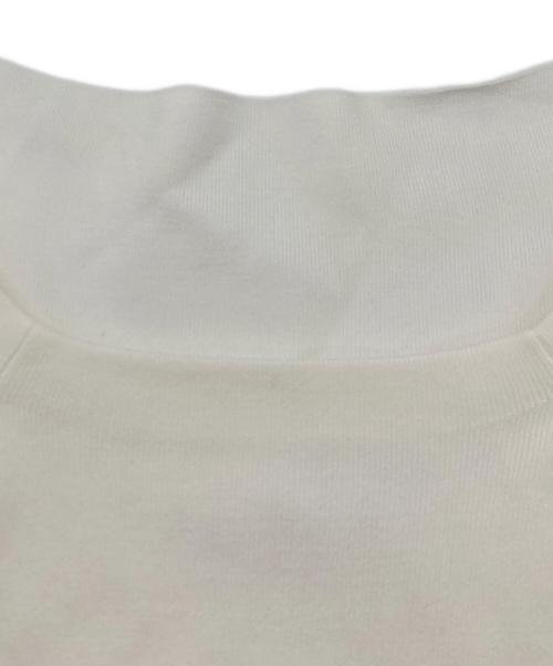 anuans（アニュアンス）anuans (アニュアンス) ドレープネックニットトップス アイボリー サイズ:	SIZE Freeの古着・服飾アイテム