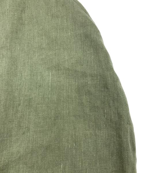 Vlas Blomme（ヴラスブラム）Vlas Blomme (ヴラスブラム) リネン混スカート オリーブ サイズ:FREEの古着・服飾アイテム