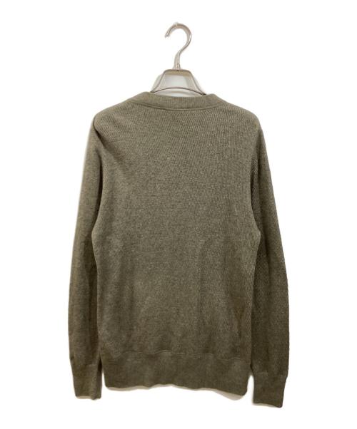 HYKE（ハイク）HYKE (ハイク) C/C CREW NECK THERMAL SWEATER カーキ サイズ:2の古着・服飾アイテム