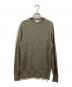 HYKE（ハイク）の古着「C/C CREW NECK THERMAL SWEATER」｜カーキ