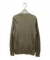 HYKE (ハイク) C/C CREW NECK THERMAL SWEATER カーキ サイズ:2：6000円