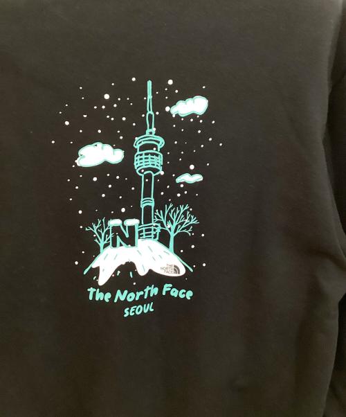THE NORTH FACE（ザ ノース フェイス）THE NORTH FACE (ザ ノース フェイス) SEOUL FOUR SEASONS SWEATSHIRTS ブラック サイズ:Mの古着・服飾アイテム