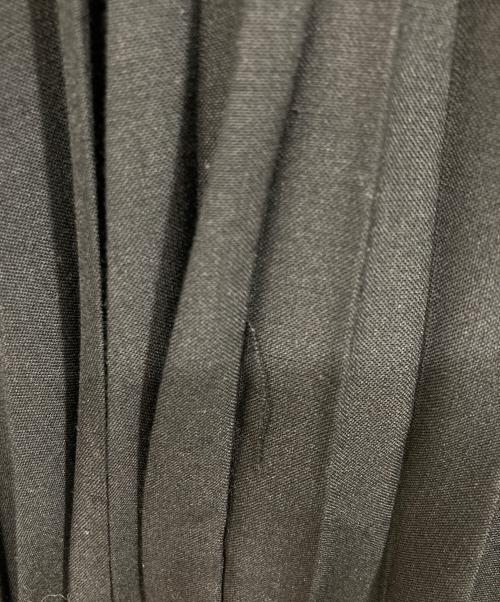 sacai（サカイ）sacai (サカイ) プリーツ ドッキング アシンメトリースカート ブラック サイズ:SIZE 1の古着・服飾アイテム