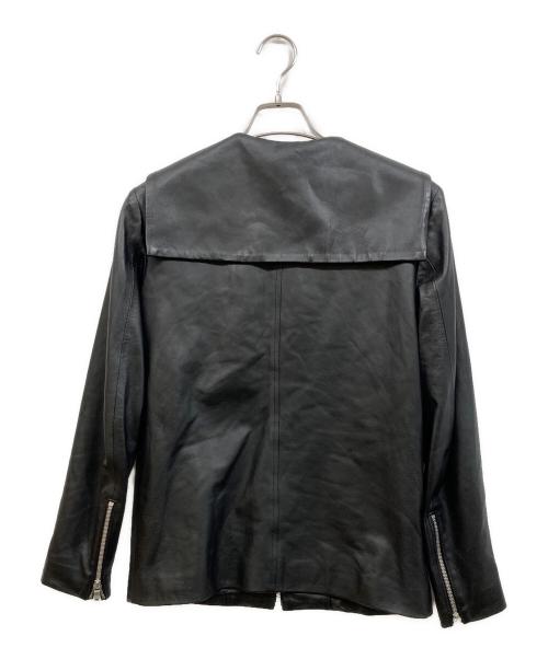 hazama（ハザマ）hazama (ハザマ) レザーセーラージャケット ブラック サイズ:SIZE Sの古着・服飾アイテム