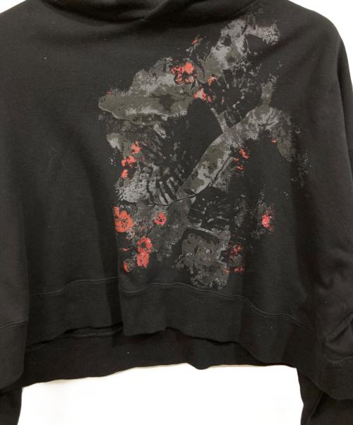 Y's（ワイズ）Y's (ワイズ) クロップドパーカー ブラック サイズ:SIZE 2の古着・服飾アイテム