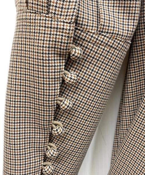 foufou（フーフー ザドレス）foufou (フーフー) 千鳥格子ワンピース ベージュ サイズ:SIZE 1の古着・服飾アイテム