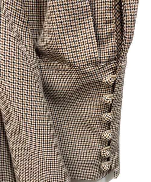 foufou（フーフー ザドレス）foufou (フーフー) 千鳥格子ワンピース ベージュ サイズ:SIZE 1の古着・服飾アイテム