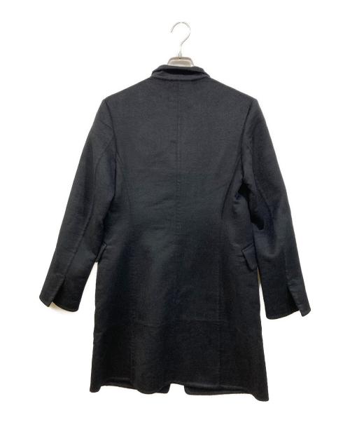 JIL SANDER（ジルサンダー）JIL SANDER (ジルサンダー) アンゴラ混ウールコート ブラック サイズ:SIZE 40の古着・服飾アイテム