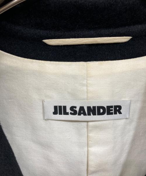 JIL SANDER（ジルサンダー）JIL SANDER (ジルサンダー) アンゴラ混ウールコート ブラック サイズ:SIZE 40の古着・服飾アイテム