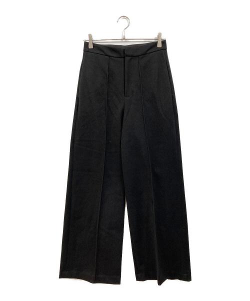 AKTE（アクテ）AKTE (アクテ) バックファスナーワイドパンツ ブラック サイズ:SIZE 2の古着・服飾アイテム