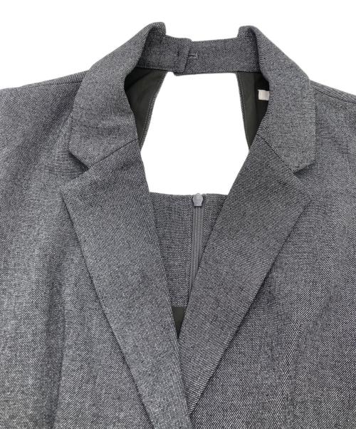 Snidel（スナイデル）Snidel (スナイデル) ジレディティールジャンスカ グレー サイズ:	SIZE 0の古着・服飾アイテム