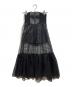 darich（ダーリッチ）の古着「コルセットスパンコールチュールスカート」｜ブラック