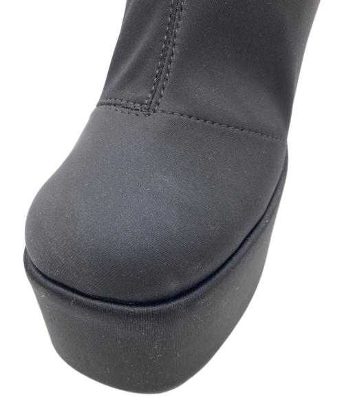 darich（ダーリッチ）darich (ダーリッチ) ウルトラストレッチロングブーツ ブラック サイズ:Sの古着・服飾アイテム