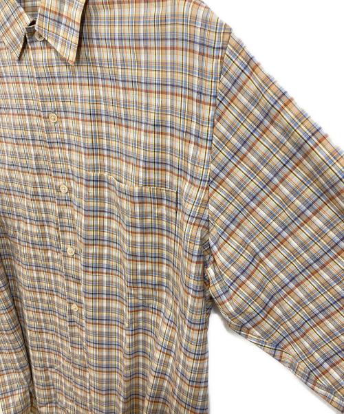 AURALEE（オーラリー）AURALEE (オーラリー) WASHABLE SUPER LIGHT WOOL CHECK SHIRTS ブラック サイズ:4の古着・服飾アイテム
