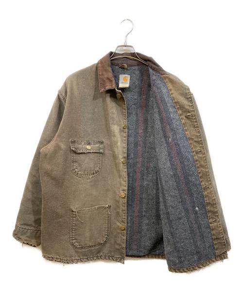 CarHartt（カーハート）CarHartt (カーハート) ミシガンチョアコート ブラウン サイズ:サイズ表記不明（実寸をご確認ください）の古着・服飾アイテム