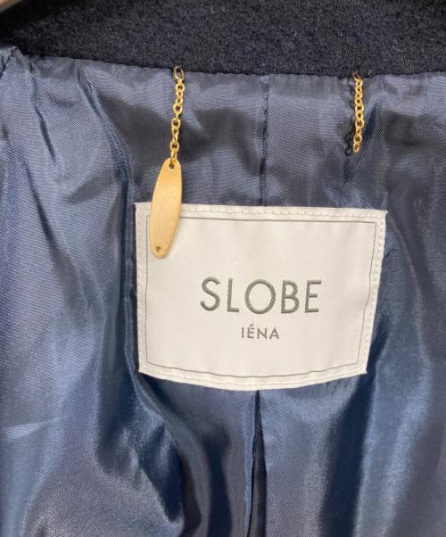 SLOBE IENA（スローブ イエナ）SLOBE IENA (スローブ イエナ) メルトンビッグPコート ネイビー サイズ:SIZE 36の古着・服飾アイテム