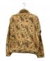 CALEE (キャリー) ロデオ柄デニムジャケット ブラウン サイズ:SIZE XL：6000円