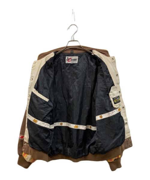 CHASER（チェイサー）CHASER (チェイサー) レーシングジャケット ベージュ サイズ:Lの古着・服飾アイテム