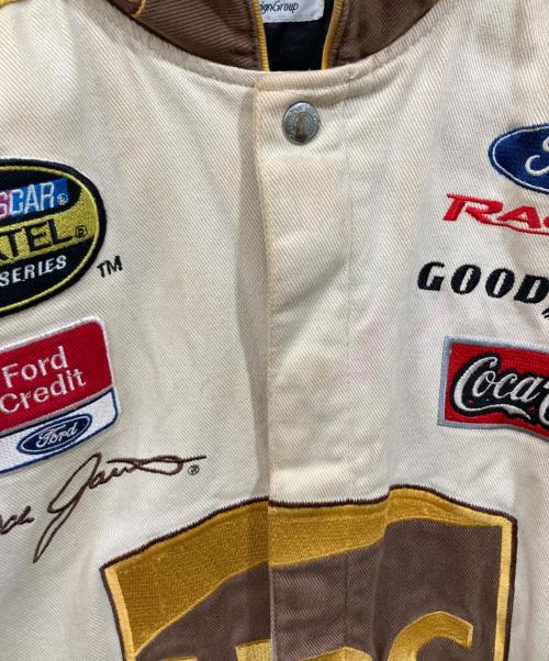 CHASER（チェイサー）CHASER (チェイサー) レーシングジャケット ベージュ サイズ:Lの古着・服飾アイテム