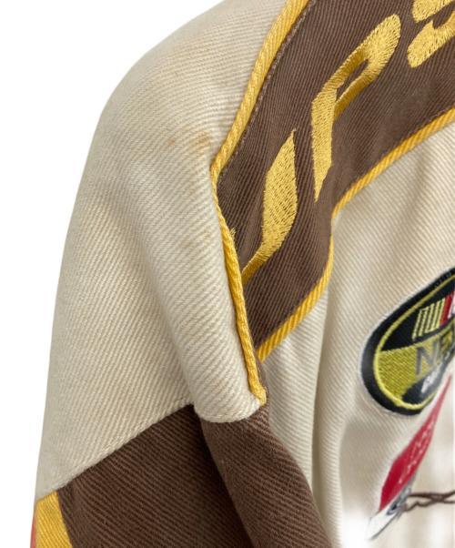 CHASER（チェイサー）CHASER (チェイサー) レーシングジャケット ベージュ サイズ:Lの古着・服飾アイテム