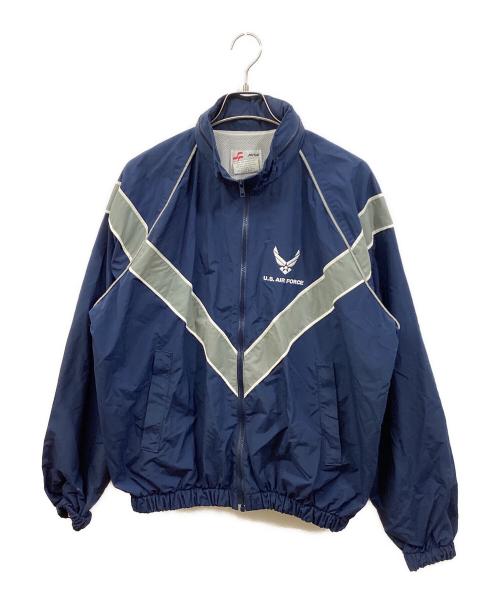 US AIR FORCE（ユーエスエアフォース）US AIR FORCE (ユーエスエアフォース) トレーニングジャケット ネイビー サイズ:SIZE Mの古着・服飾アイテム