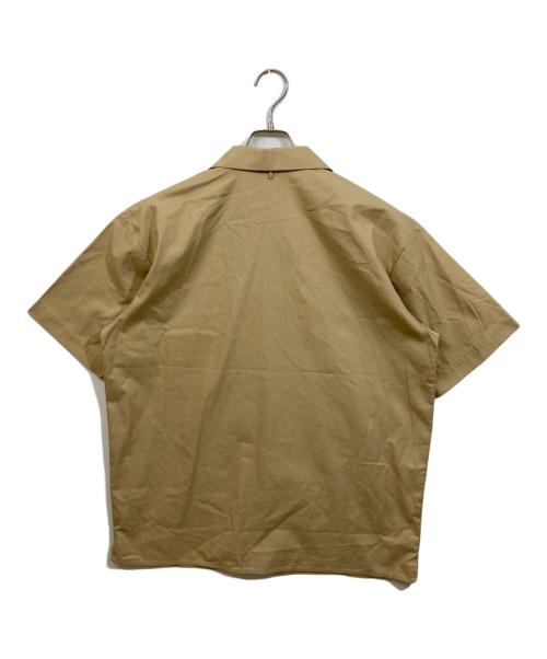 PWNED（ポウネウジ）PWNED (ポウネウジ) SOLID BLACKLINE オープンカラーシャツ ブラウン サイズ:SIZE XLの古着・服飾アイテム