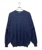 KENZO GOLFケンゾー ゴルフ）の古着「クルーネックニット」｜ネイビー