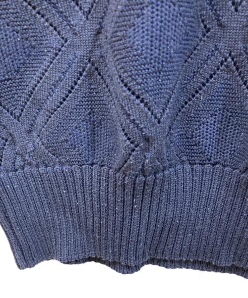 KENZO GOLF（ケンゾー ゴルフ）KENZO GOLF (ケンゾー ゴルフ) クルーネックニット ネイビー サイズ:SIZE 5の古着・服飾アイテム