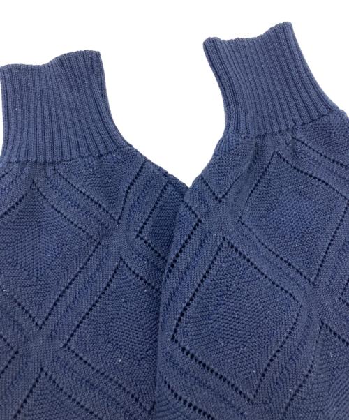 KENZO GOLF（ケンゾー ゴルフ）KENZO GOLF (ケンゾー ゴルフ) クルーネックニット ネイビー サイズ:SIZE 5の古着・服飾アイテム