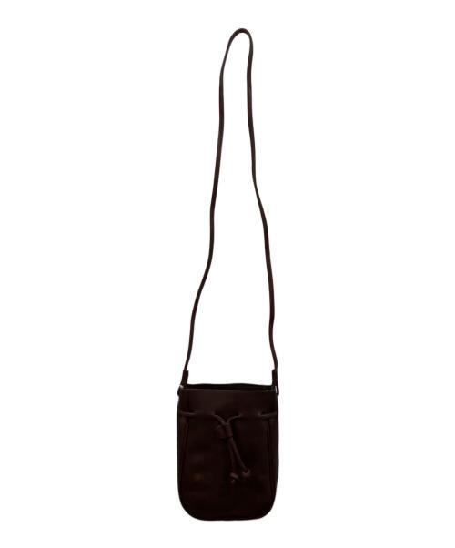 CRONY（クローニー）CRONY (クローニー) 巾着ショルダーバッグ ブラウンの古着・服飾アイテム