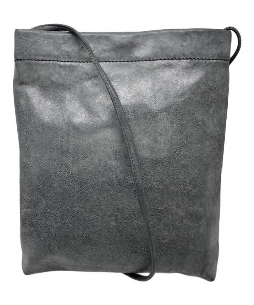 CRONY.（クローニー）CRONY. (クローニー) レザーショルダーポーチ グレーの古着・服飾アイテム