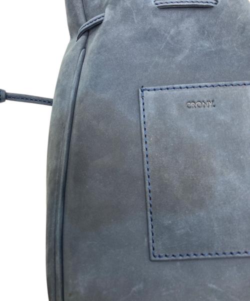 CRONY.（クローニー）CRONY. (クローニー) 巾着ショルダーバッグ ネイビーの古着・服飾アイテム