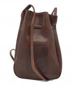 CRONY.クローニー）の古着「巾着ショルダーバッグ」｜ブラウン