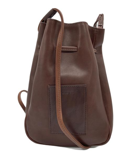 CRONY.（クローニー）CRONY. (クローニー) 巾着ショルダーバッグ ブラウンの古着・服飾アイテム