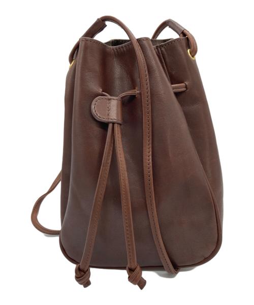 CRONY.（クローニー）CRONY. (クローニー) 巾着ショルダーバッグ ブラウンの古着・服飾アイテム