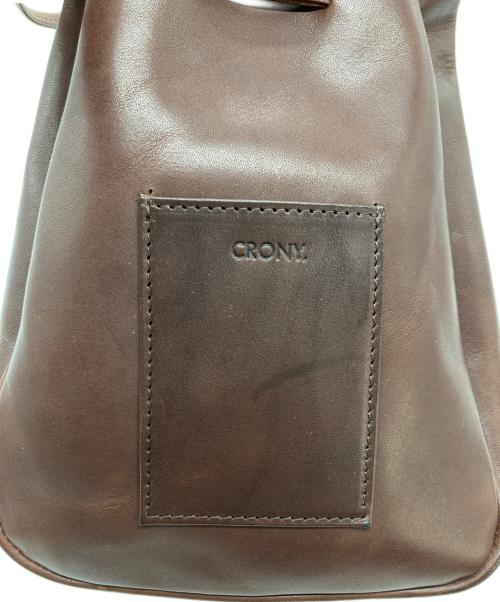 CRONY.（クローニー）CRONY. (クローニー) 巾着ショルダーバッグ ブラウンの古着・服飾アイテム
