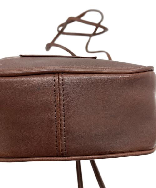 CRONY.（クローニー）CRONY. (クローニー) 巾着ショルダーバッグ ブラウンの古着・服飾アイテム