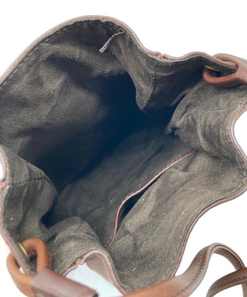 CRONY.（クローニー）CRONY. (クローニー) 巾着ショルダーバッグ ブラウンの古着・服飾アイテム