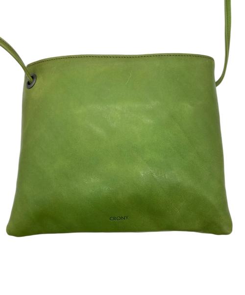 CRONY.（クローニー）CRONY. (クローニー) Maine Sacoche 黄緑の古着・服飾アイテム